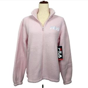 Fila Faux Sherpa Full-Zip Jacket